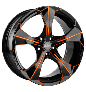 pneumatiky - 7.5x17 5x112 ET35 Oxigin 17 Strike orange orange polish SCHMIDT Rfky / Alu bezpecnostn obuv vozk pneu