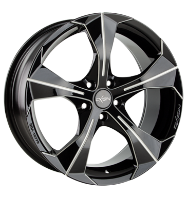 pneumatiky - 7.5x17 5x112 ET47 Oxigin 17 Strike schwarz black full polish kolobezka zvodn Rfky / Alu csti tela recnk pneumatiky