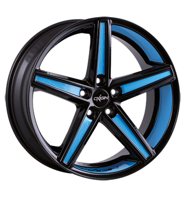 pneumatiky - 10.5x20 5x130 ET43 Oxigin 18 Concave blau foil blue Felgenbett u. Speichen psy Rfky / Alu Oldtimer AUTEC pneu