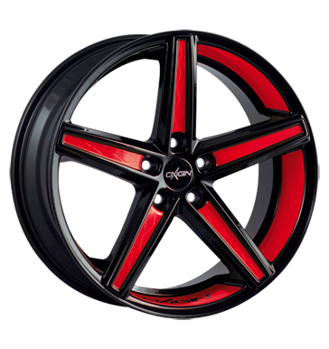 pneumatiky - 7.5x19 5x112 ET37 Oxigin 18 Concave mehrfarbig foil red Felgenbett u. Speichen Samolepka + filmy Rfky / Alu motec Offroad Zimn 17.5 