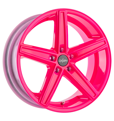 pneumatiky - 10x22 5x120 ET40 Oxigin 18 Concave pink neon pink vstrazn trojhelnky Rfky / Alu ostatn Axxium pneus