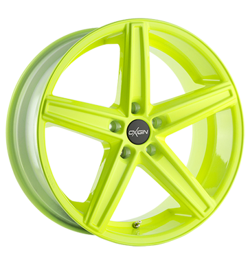 pneumatiky - 10x22 5x112 ET45 Oxigin 18 Concave gelb neon yellow Motorsport Rfky / Alu Rondell baterie pneu b2b