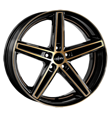 pneumatiky - 8.5x19 5x120 ET35 Oxigin 18 Concave gold gold polish tazn zarzen Rfky / Alu Workshop vozk zvodn auto pneumatiky