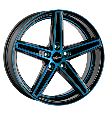 pneumatiky - 7.5x18 5x112 ET45 Oxigin 18 Concave blau light blue polish brzdov dly Rfky / Alu Magnetto KOLA charakteristiky pneus