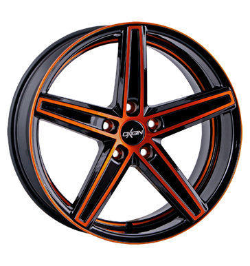 pneumatiky - 9x20 5x112 ET35 Oxigin 18 Concave orange orange polish brzdov kapalina Rfky / Alu Letn Total kola ALU Moped a mopedu dly pneus