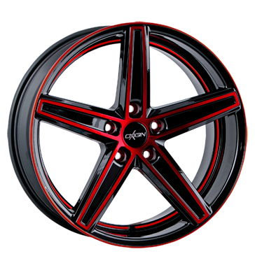 pneumatiky - 9x21 5x108 ET40 Oxigin 18 Concave rot red polish nosic kol Rfky / Alu Offroad letn UNION Hlinkov disky