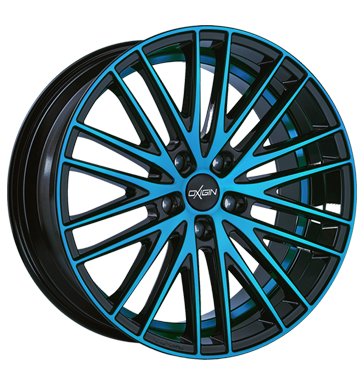 pneumatiky - 8.5x19 5x112 ET23 Oxigin 19 Oxspoke blau light blue polish baterie Rfky / Alu motec Tricka pneus