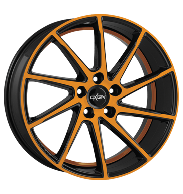 pneumatiky - 9x20 5x108 ET40 Oxigin 20 Attraction orange orange polish hardtops Rfky / Alu letadlo autodly USA disky