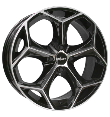 pneumatiky - 8x18 4x100 ET38 Oxigin 08 Crystal schwarz schwarz vollpoliert Baro Rfky / Alu ANZIO hyundai pneu b2b