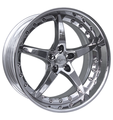 pneumatiky - 8.5x19 5x130 ET42 Oxigin 06 Lexor chrom chrom Vyloucen Rfky / Alu Brock MB-Italia disky