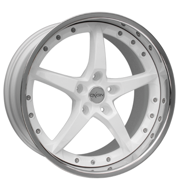 pneumatiky - 8x18 5x100 ET30 Oxigin 06 Lexor weiss weiY CARMANI Rfky / Alu GS-Wheels csti tela pneu