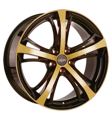 pneumatiky - 8.5x19 5x120 ET35 Oxigin 16 Sparrow mehrfarbig brown gold polish automobilov sady Rfky / Alu AUDI skladovac boxy trziste