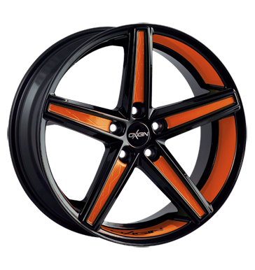 pneumatiky - 9.5x19 5x112 ET35 Oxigin 18 Concave orange foil orange Felgenbett u. Speichen Lorinser Rfky / Alu Momo AZEV pneus