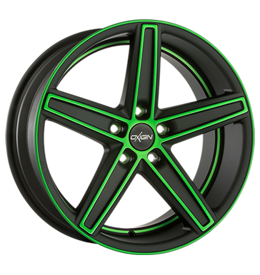 pneumatiky - 12x20 5x120 ET45 Oxigin 18 Concave grün neon green polish matt Smoor Rfky / Alu Kerscher Barvy a Laky Autoprodejce
