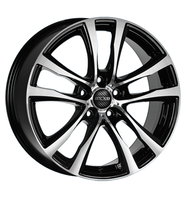 pneumatiky - 7x17 5x114.3 ET39 OXXO Decimus Black schwarz black polished Mobiln navigacn systmy Rfky / Alu MERCEDES BENZ Zimn pln kola Steel b2b pneu