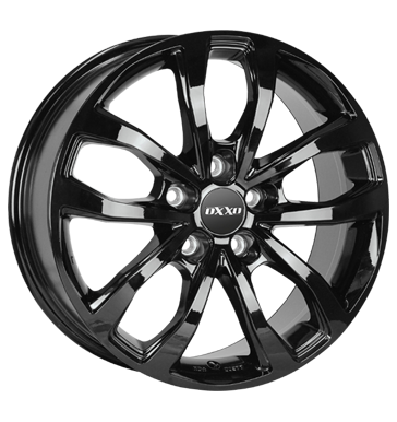 pneumatiky - 6.5x16 5x120 ET52 OXXO Hyperion Black schwarz black Elektrick Rfky / Alu BRABUS ABSENCE b2b pneu