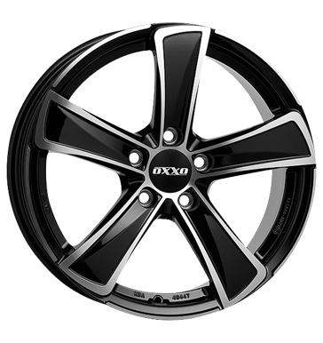 pneumatiky - 6x17 5x112 ET48 OXXO Kallisto Black schwarz black polished Zimn pln kola Steel Rfky / Alu zemn prce MERCEDES BENZ pneumatiky