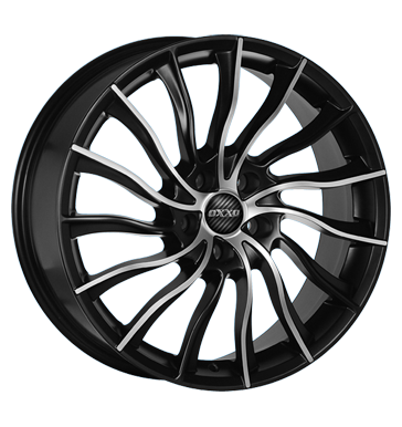 pneumatiky - 6.5x16 5x120 ET42 OXXO Pondora schwarz matt black polished PKW lto Rfky / Alu Motorsport automobilov sady Hlinkov disky