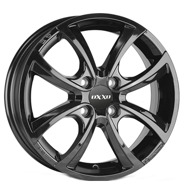 pneumatiky - 5.5x15 4x100 ET36 OXXO Telesto Glossy Black schwarz black mikiny Rfky / Alu tazn zarzen Alessio pneu b2b