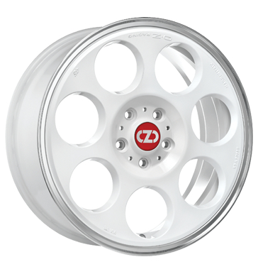 pneumatiky - 7.5x18 5x112 ET50 OZ Anniversary 45 weiss race white diamond lip Alcar Rfky / Alu Oldtimer dly Magnetto KOLA disky