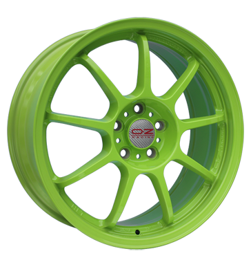 pneumatiky - 8x18 5x112 ET48 OZ Alleggerita HLT grün acid green Brock Rfky / Alu Utesnen u. Lepidla Test-kategorie 1 trhovisko