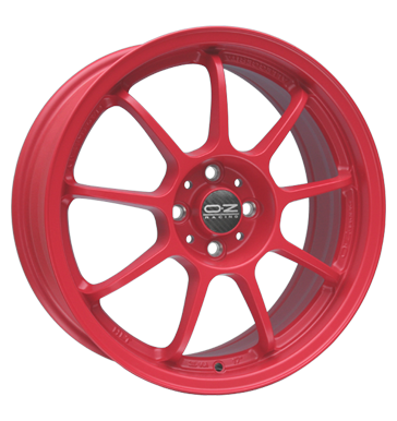 pneumatiky - 7x16 4x100 ET37 OZ Alleggerita HLT rot rot AZEV Rfky / Alu Auto Hi-Fi + navigace motocykl ventil trhovisko