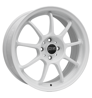 pneumatiky - 7x17 4x100 ET30 OZ Alleggerita HLT weiss weiY lackiert vstrazn trojhelnky Rfky / Alu kapaliny rucn nrad trhovisko