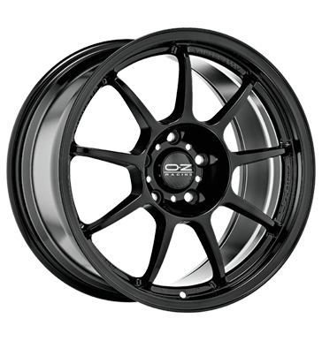 pneumatiky - 8x17 5x112 ET48 OZ Alleggerita HLT schwarz gloss black Single Arm Rfky / Alu interir GS-Wheels pneu