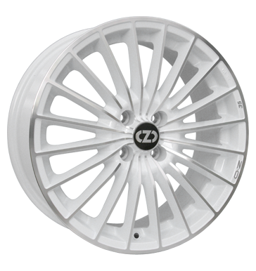 pneumatiky - 7x17 4x100 ET30 OZ 35 Anniversary weiss weiY poliert Rim luzka (nhradn dly) Rfky / Alu letn auta v zime disky