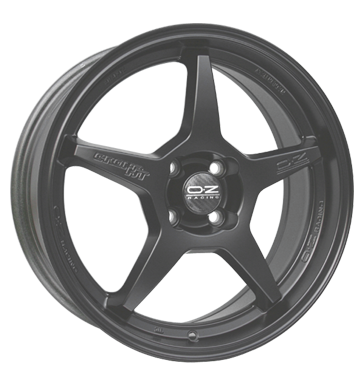 pneumatiky - 7x15 4x100 ET37 OZ Crono schwarz schwarz matt lackiert opravu pneumatik Rfky / Alu vozk Wiechers SPORT trhovisko