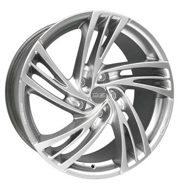 pneumatiky - 9x19 5x120 ET45 OZ Sardegna silber silber lackiert Chrome Parts Rfky / Alu Auto-Tuning + styling exkluzivn linka b2b pneu