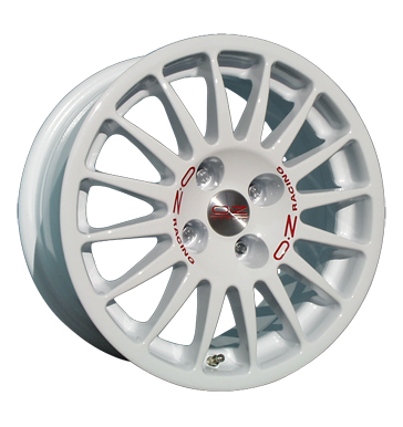 pneumatiky - 6x14 4x100 ET36 OZ Superturismo Corsa weiss weiY lackiert baterie Rfky / Alu Konzole + drzk Motocyklov zvody Autodlna