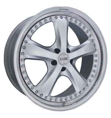 pneumatiky - 8x19 5x100 ET31 OZ Vela ST silber racing silber bezpecnostn obuv Rfky / Alu Maxx Kola psy pneu b2b