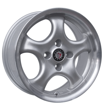 pneumatiky - 6.25x14 4x100 ET35 Platin P16C silber silber GMP Italia Rfky / Alu UNION AUDI pneus