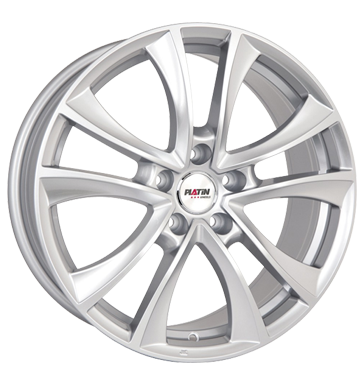 pneumatiky - 8.5x19 5x120 ET34 Platin P71 silber highgloss silber Utesnen u. Lepidla Rfky / Alu Chiptuning + Motor Tuning ostatn Hlinkov disky