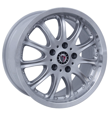 pneumatiky - 7.5x17 5x112 ET40 Platin P26B silber silber randpoliert Offroad lto od 17,5 