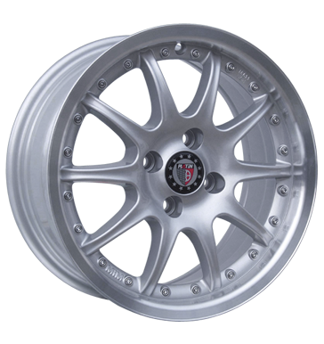 pneumatiky - 8x17 4x108 ET35 Platin P26 silber silber randpoliert bezpecnostn vesty Rfky / Alu Shaper Motorsport pneumatiky