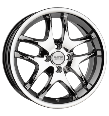 pneumatiky - 7x17 4x100 ET35 Platin P29 chrom chrom bezpecnostn obuv Rfky / Alu Oldtimer dly EMOTION trhovisko