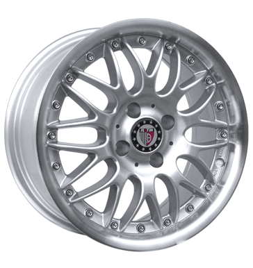 pneumatiky - 7.5x17 4x100 ET35 Platin P30 silber silber randpoliert Stars 2 roky Rfky / Alu Americk vozy Pestovn Car + zsoby jsou pneus