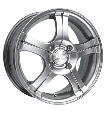 pneumatiky - 7x17 4x100 ET38 Platin P41 silber hyperpower automobilov sady Rfky / Alu Pouzdra & schovna Axxion Hlinkov disky