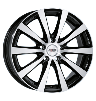 pneumatiky - 7x17 5x100 ET35 Platin P66 schwarz schwarz poliert GS-Wheels Rfky / Alu Helma Prslusenstv + Hled motocykl disky