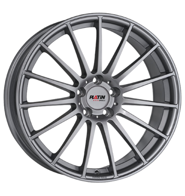 pneumatiky - 7.5x17 5x112 ET48 Platin P75 grau / anthrazit titanium Polo tricka Rfky / Alu Workshop vozk Speedline Hlinkov disky