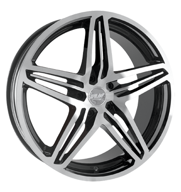 pneumatiky - 7.5x17 5x112 ET38 Proline PA schwarz black brillant poliert Quad Rfky / Alu Flip zvaz motocykl Cross Prodejce pneumatk