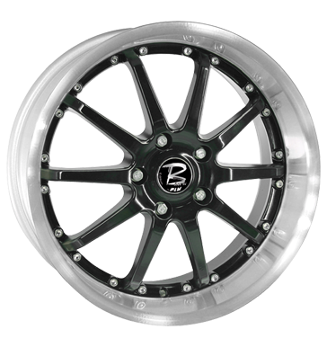 pneumatiky - 9x17 5x120 ET10 Proline PE schwarz black polished interir Rfky / Alu nepromokav odev zvodn auto pneus