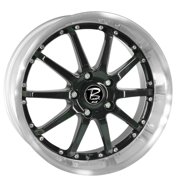 pneumatiky - 8x17 5x112 ET35 Proline PE schwarz black polished Lehk nkladn vuz cel rok Rfky / Alu provozn zarzen regly pneumatik Autodlna