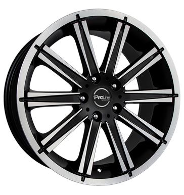 pneumatiky - 6.5x15 5x108 ET46 Proline PXC grau / anthrazit carbon matt poliert rucn vozk Rfky / Alu RC design viditelnost pneu