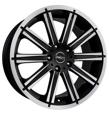 pneumatiky - 8x18 5x120 ET38 Proline PXC grau / anthrazit carbon matt polished Pce o automobil + drzba Rfky / Alu svetr fleece pneumatick nrad Hlinkov disky