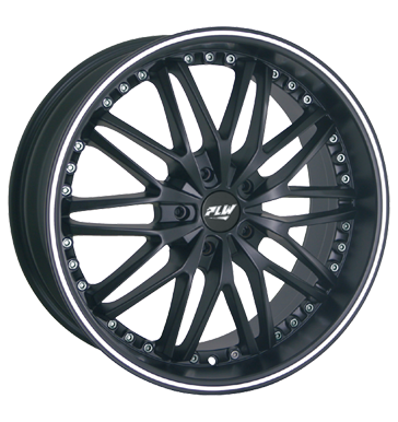 pneumatiky - 8.5x19 5x120 ET38 Proline PXI schwarz black matt mit lackiertem Farbring weiY Cepice a klobouky Rfky / Alu Stars 2 roky Offroad Zimn 17.5 