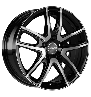 pneumatiky - 7x17 5x112 ET38 Proline PXV schwarz black polished Hartge Rfky / Alu AUDI Stresn nosic + stresn boxy pneu b2b