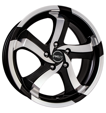 pneumatiky - 7.5x17 4x100 ET38 Proline PXX grau / anthrazit carbon matt polished Hartge Rfky / Alu Oldtimer dly zesilovac trhovisko